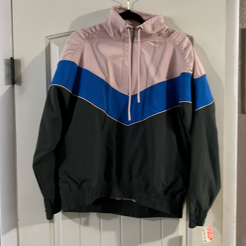 NWT Free People Movement Walk the Line Colorblock Pullover